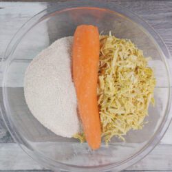Bolinho Frito de Cenoura, Frango e Aveia, Prático e Delicioso