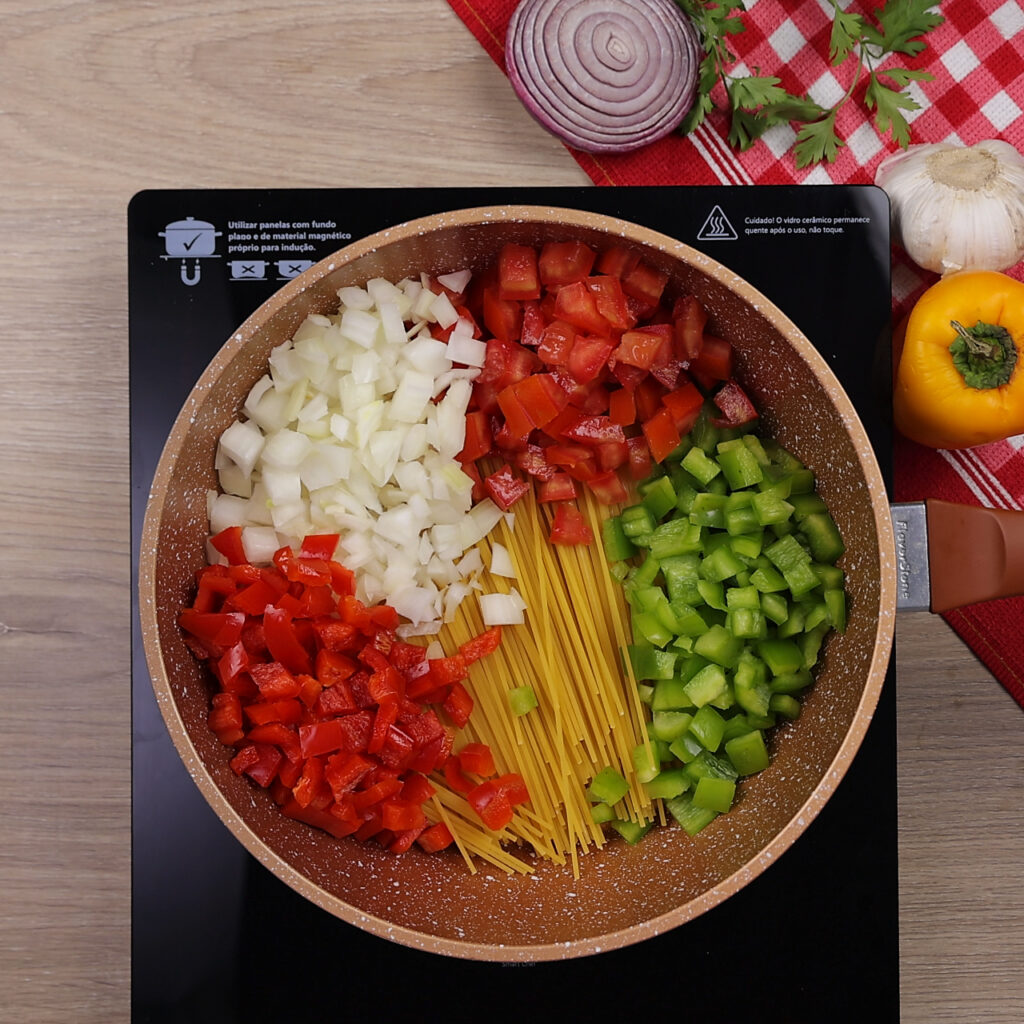 Macarrão Completo, Rápido e Delicioso