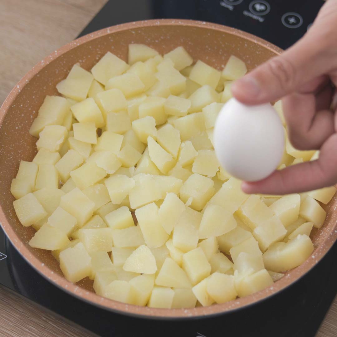 Omelete de Batata, Pronto em Minutos para Seu Almoço!