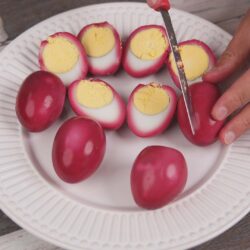 Ovos de beterraba, uma receita incrivelmente deliciosa!