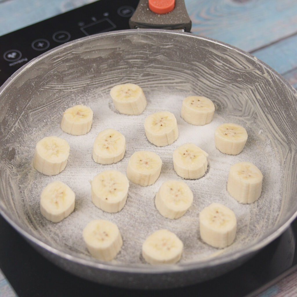 Bolo de Banana de Frigideira