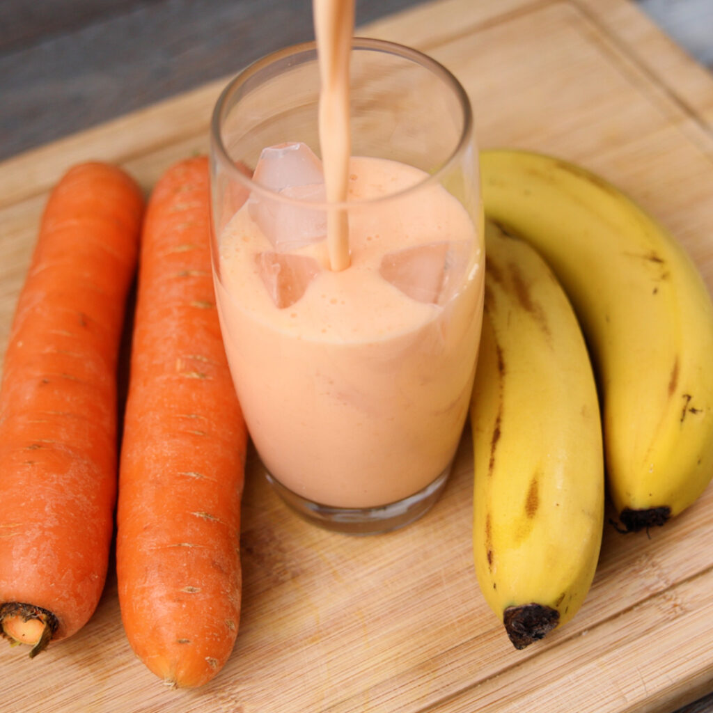 Suco de Cenoura com Banana