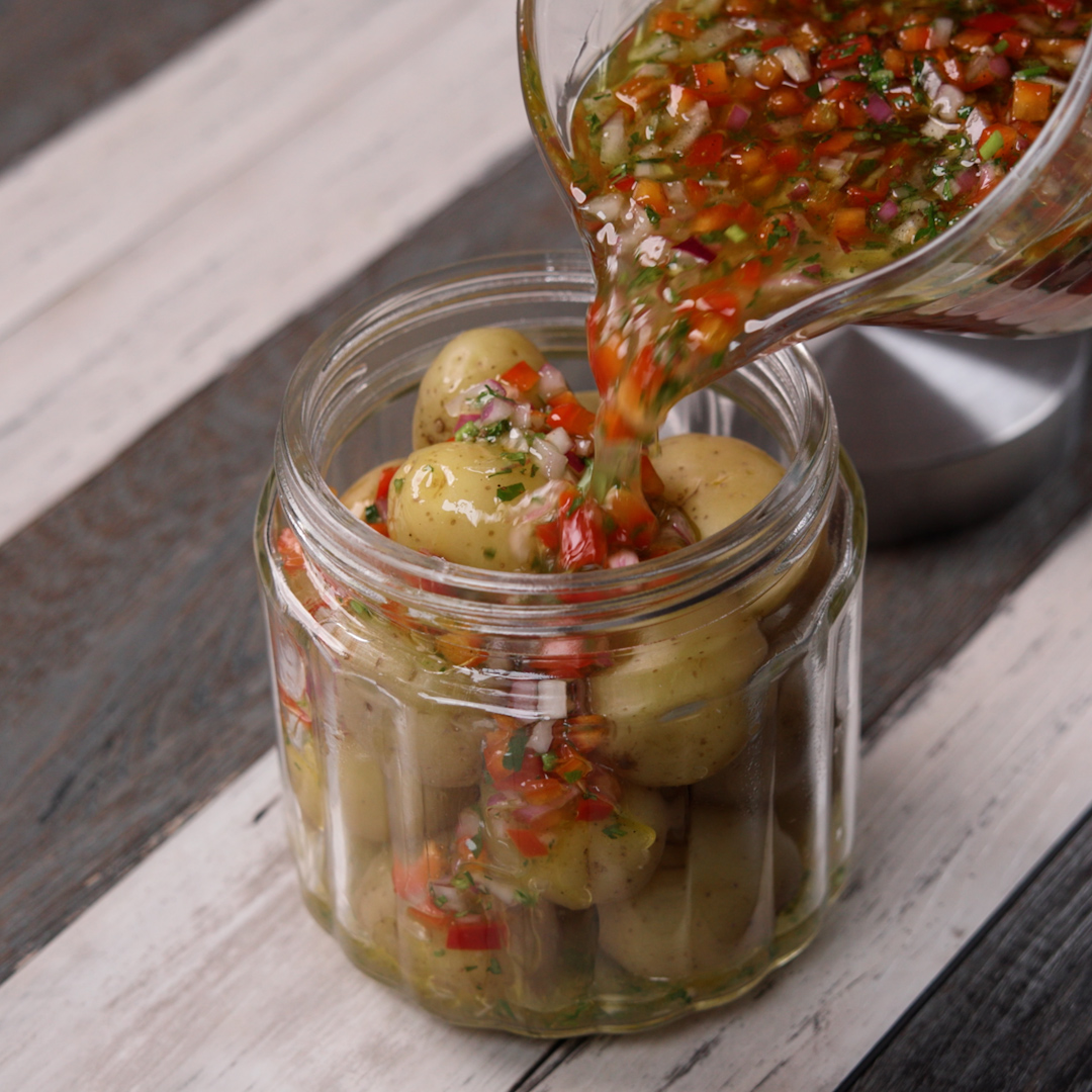 Batatas em conserva - acompanhamento para todas as refeições!