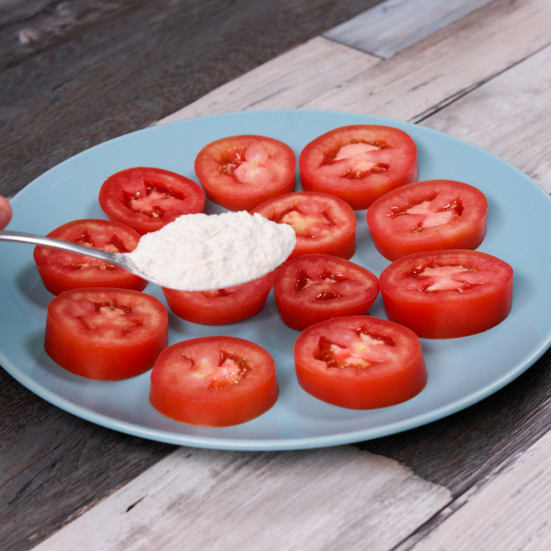 Tomates empanados
