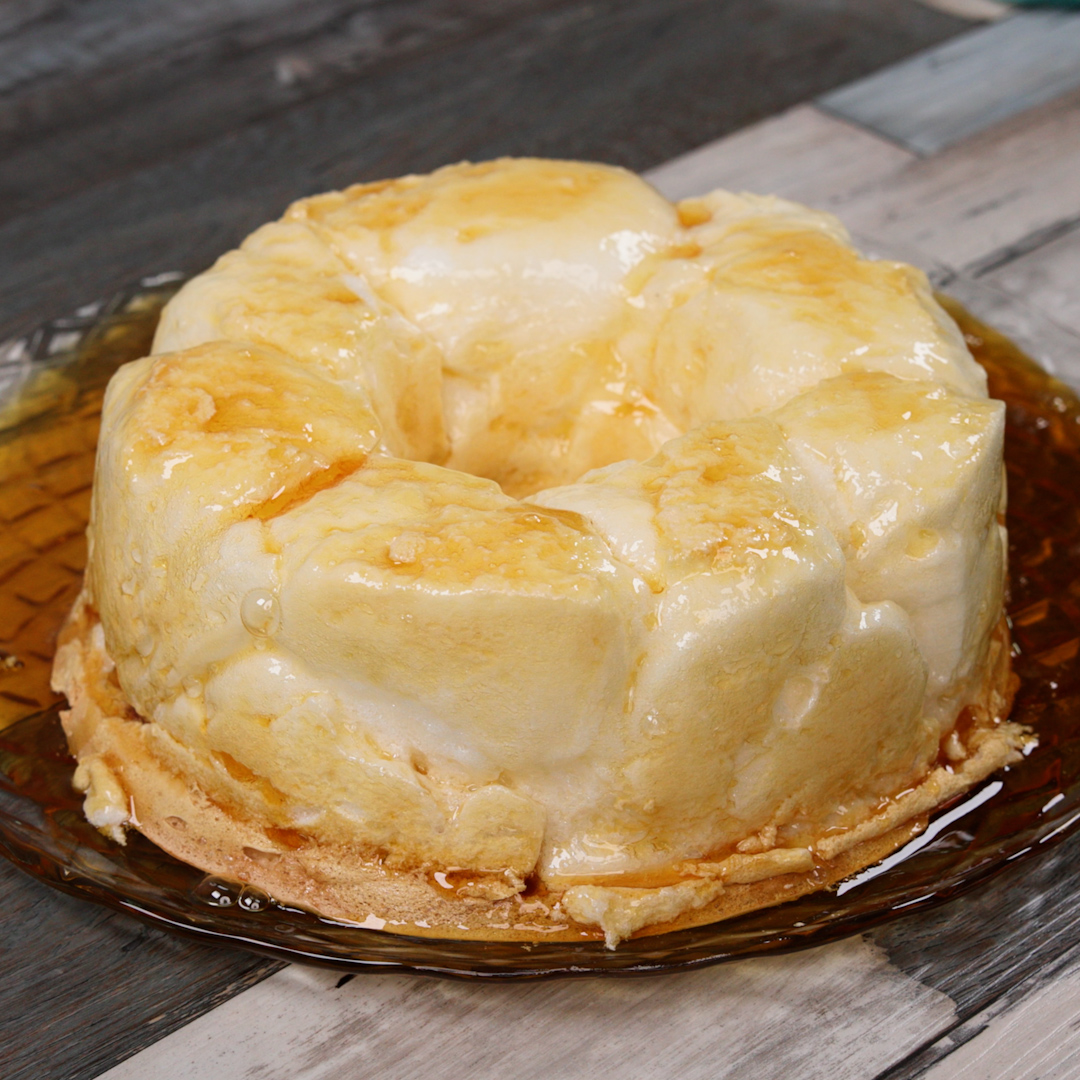 A famosa sobremesa de 2 ingredientes - pudim de claras