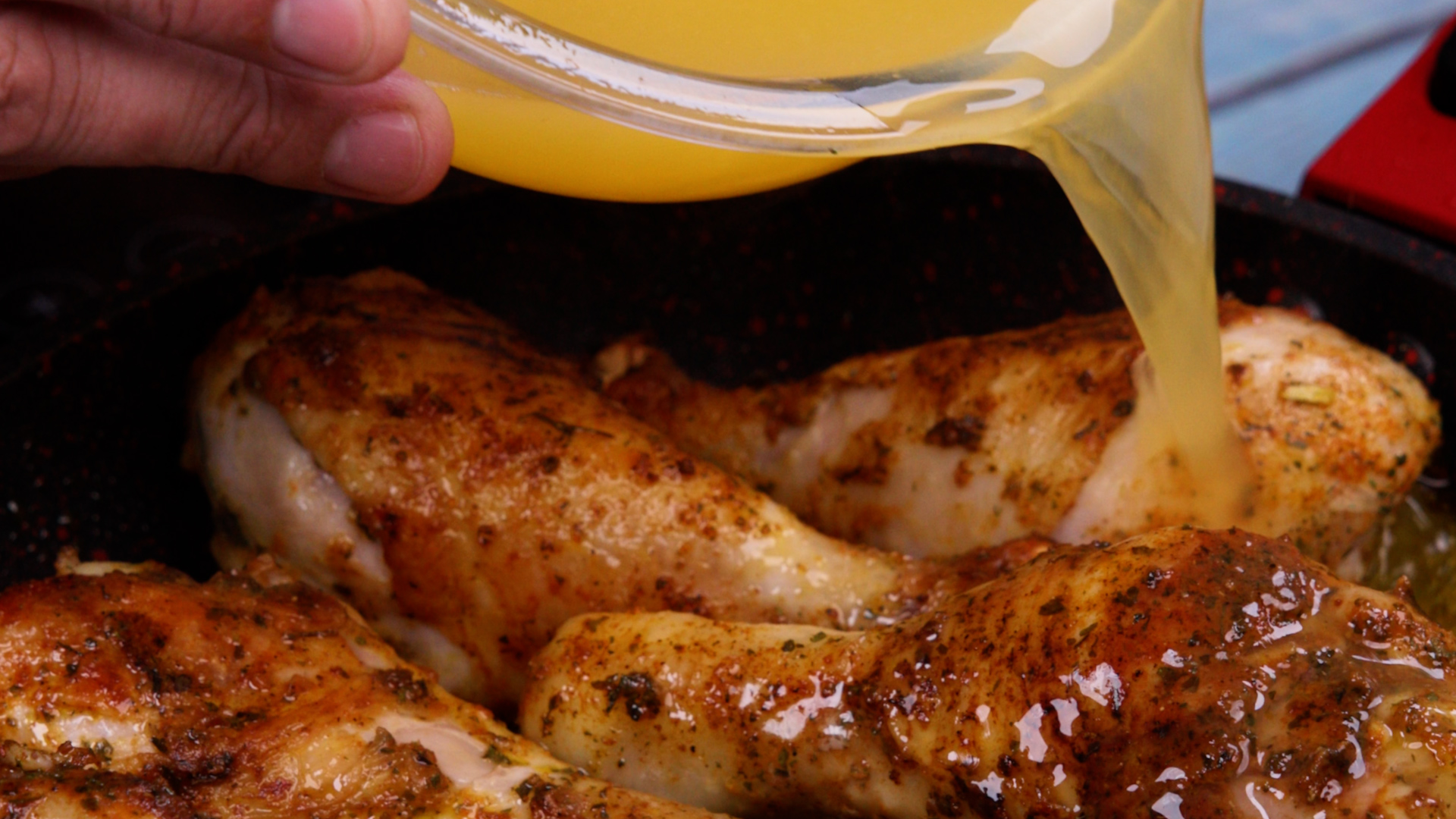 Coxas de frango suculentas