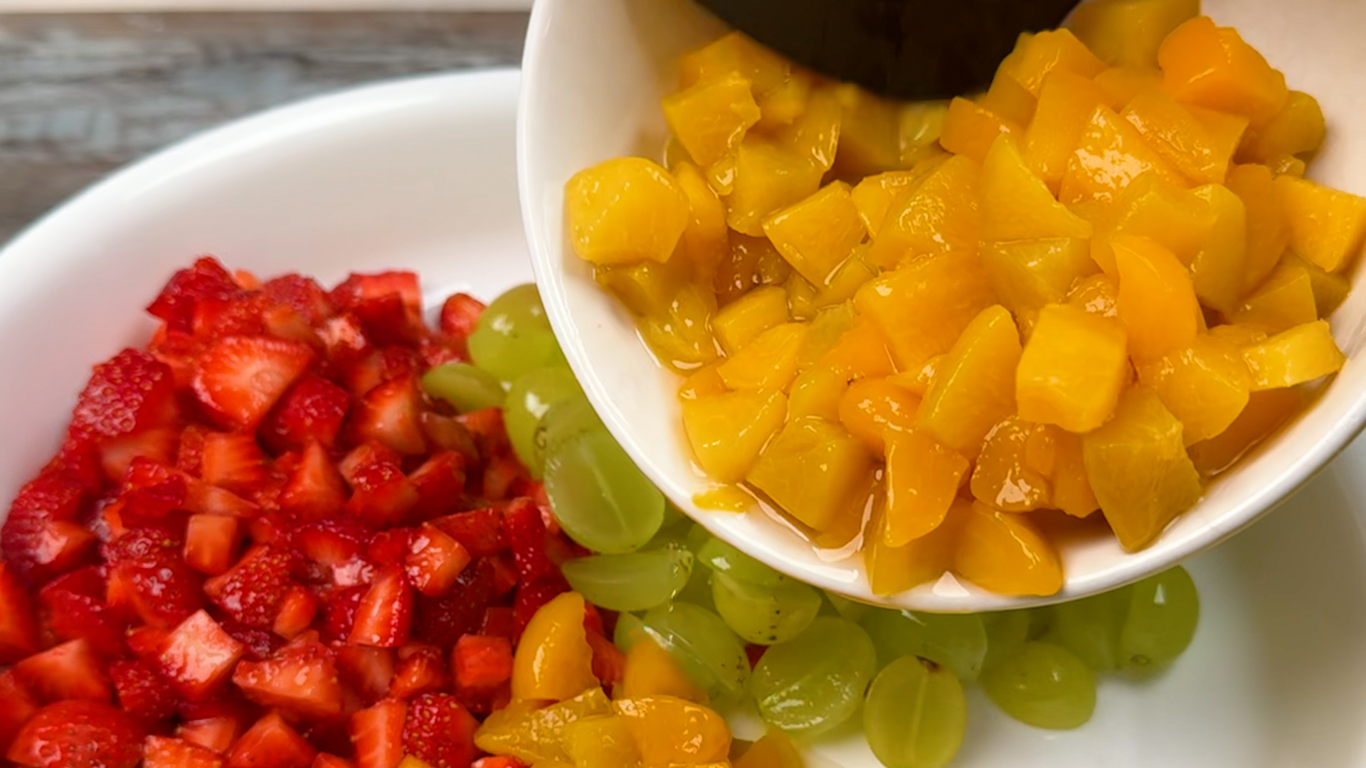 Sobremesa de frutas