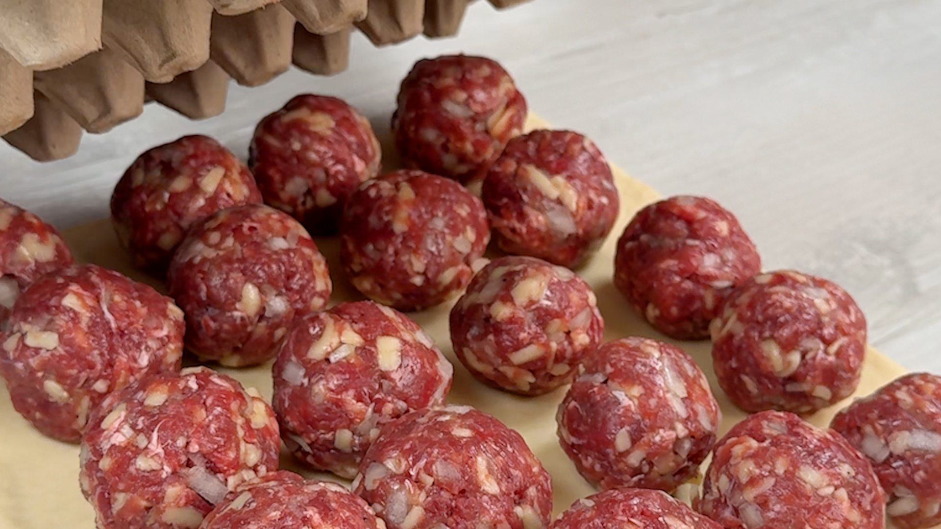 Salgado caseiro de carne